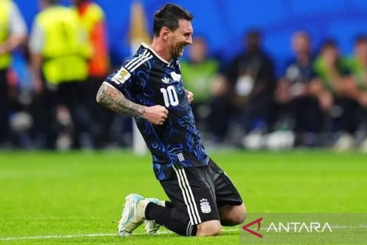Messi Cetak Satu Gol dan Dua Assist dalam Laga Terakhir Bersama Argentina